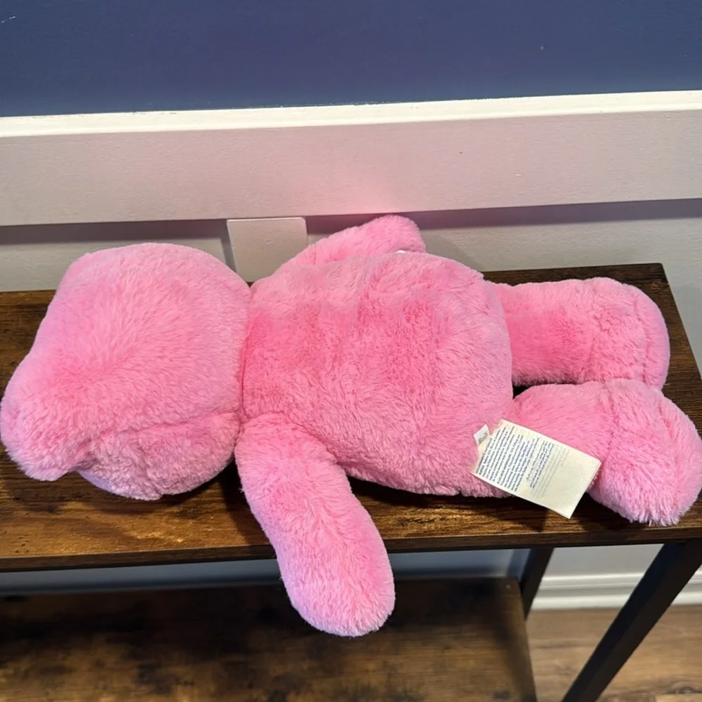 Build A Bear Spring Pink Frog Smile Plush  2022 16" strawberry scented - Picture 4 of 10